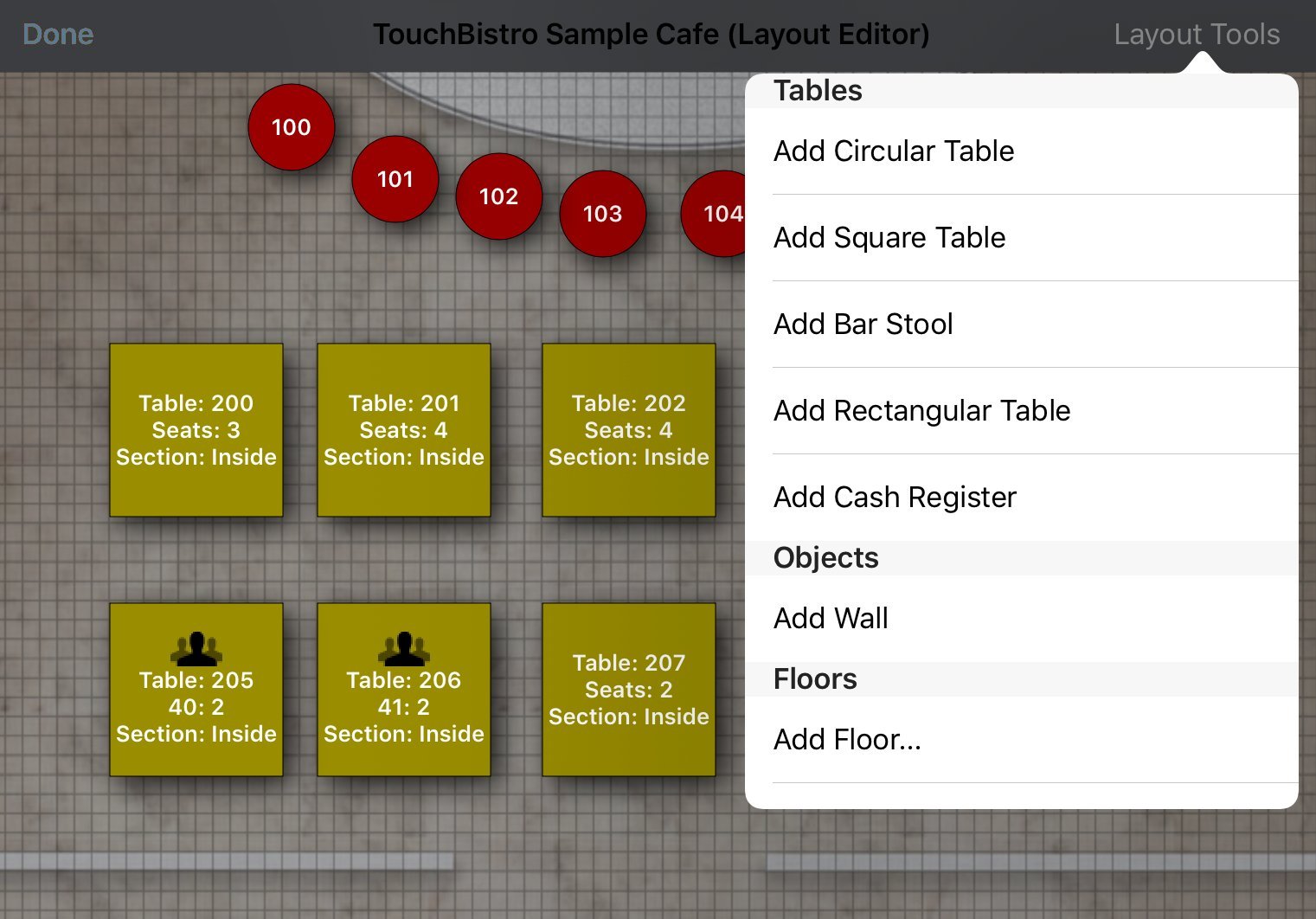 touchbistro screen capture