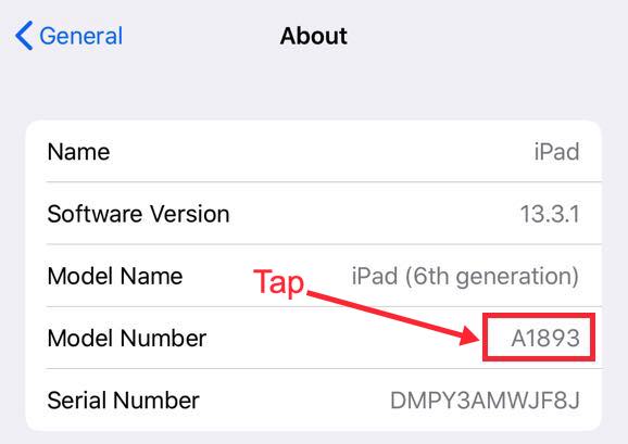 How To Identify Your IPad Model - TouchBistro